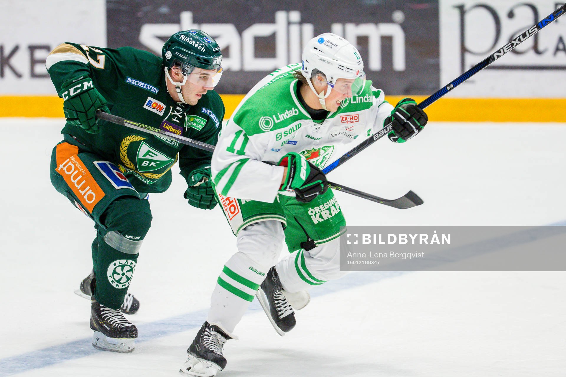Färjestads John Persson och Rögles David Åslin