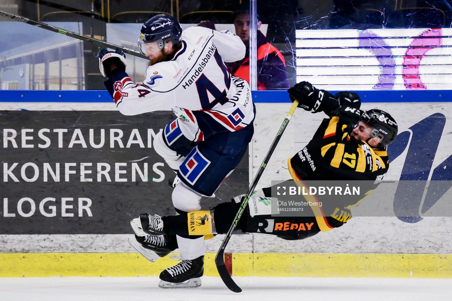 Linköpings Jonas Junland och Skellefteås Pär Lindholm