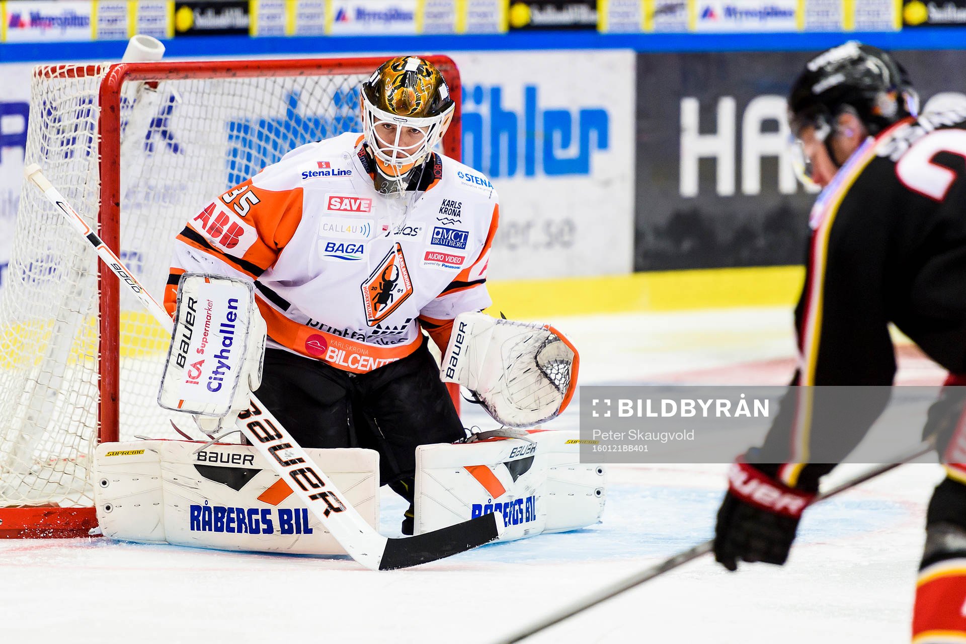 Karlskronas målvakt Linus Fernström