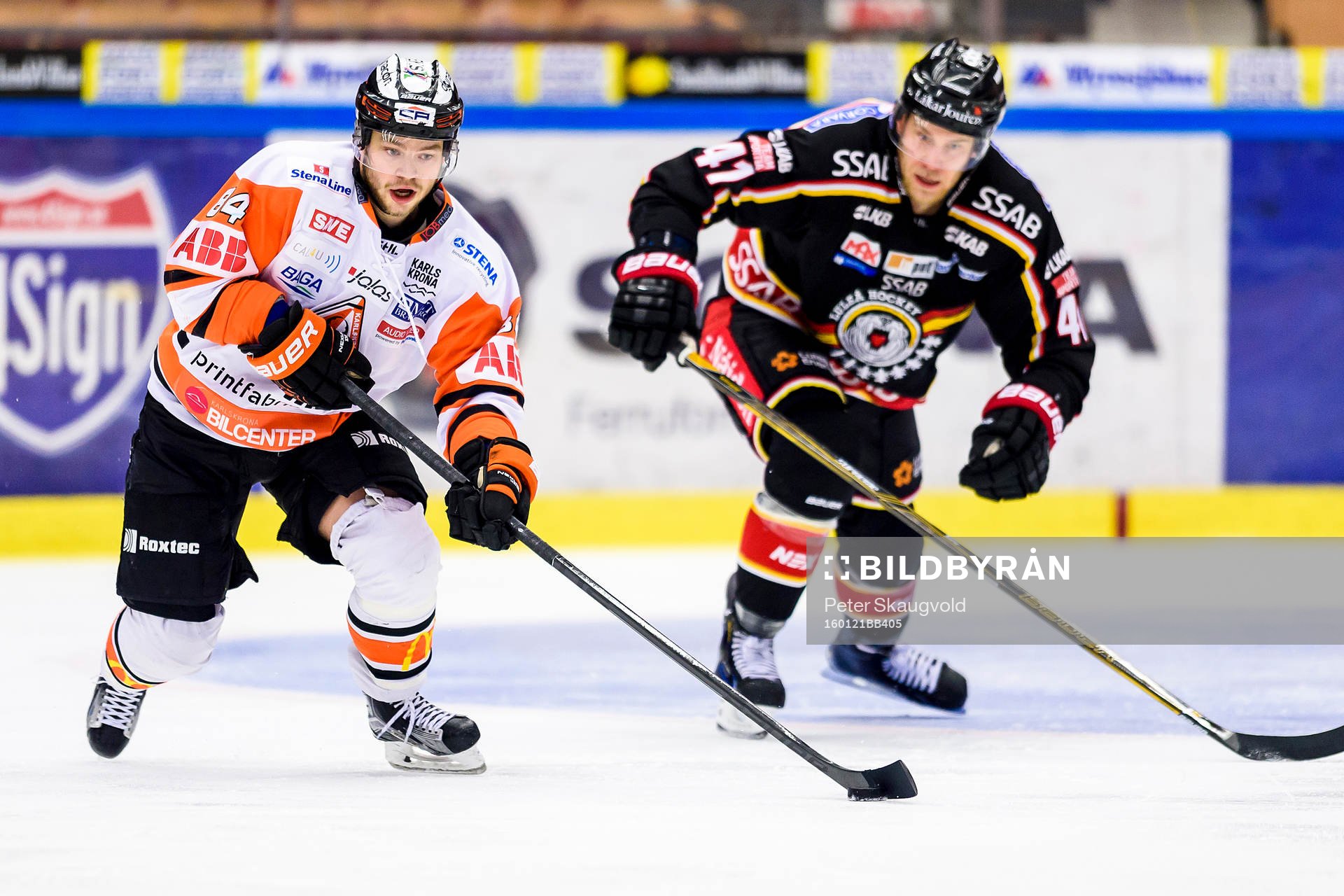 Karlskronas Jimmy Andersson med pucken