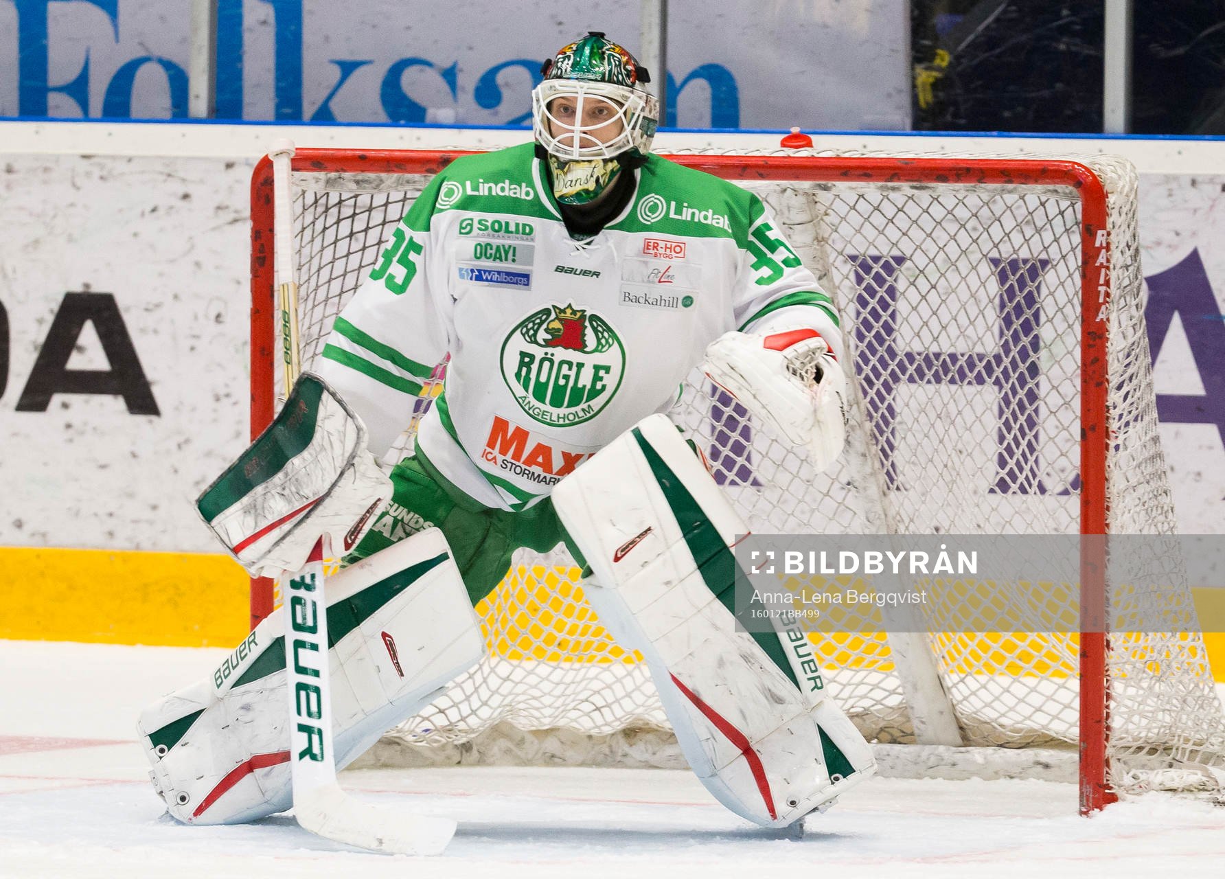 Rögles målvakt Oscar Dansk