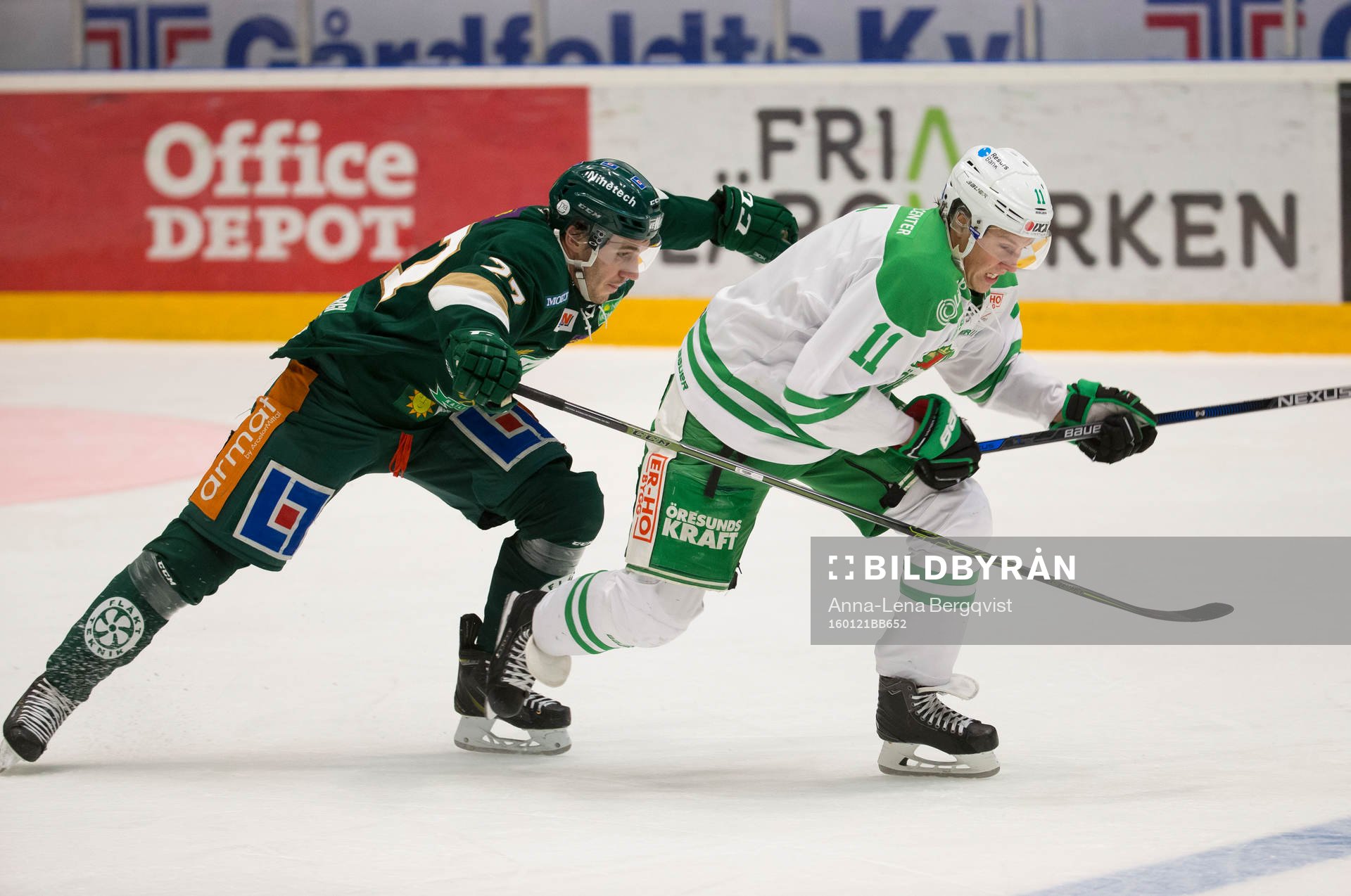 Färjestads John Persson och Rögles David Åslin