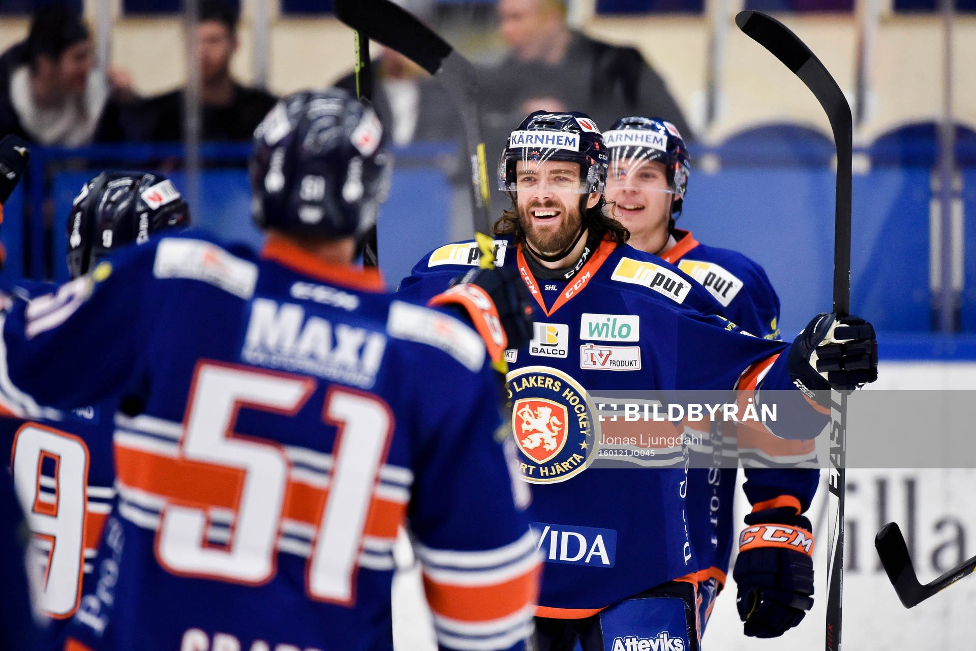 Växjös Ville Leino jublar