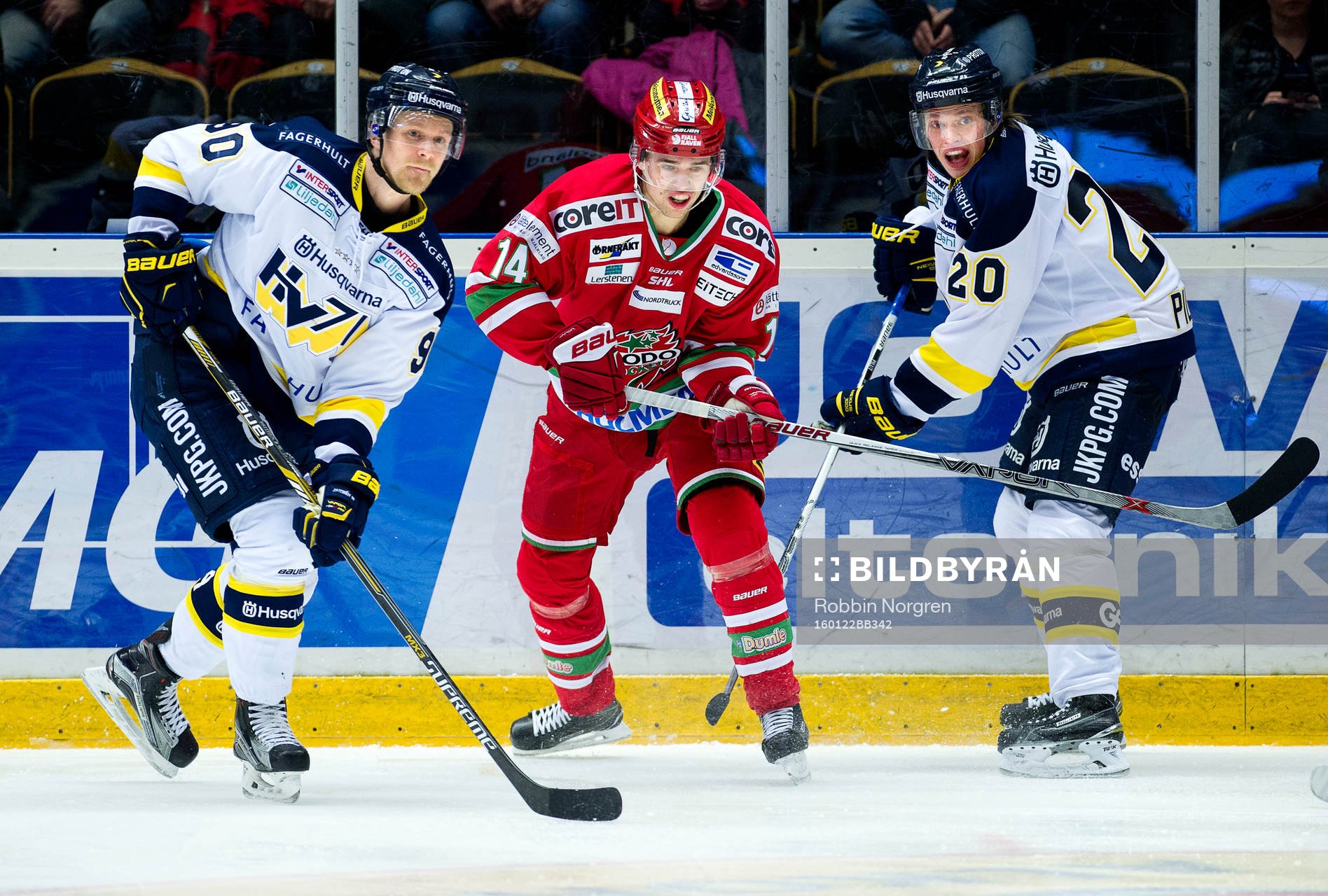 HV71s Ted Brithén, Modos Emil Pettersson och HV71s