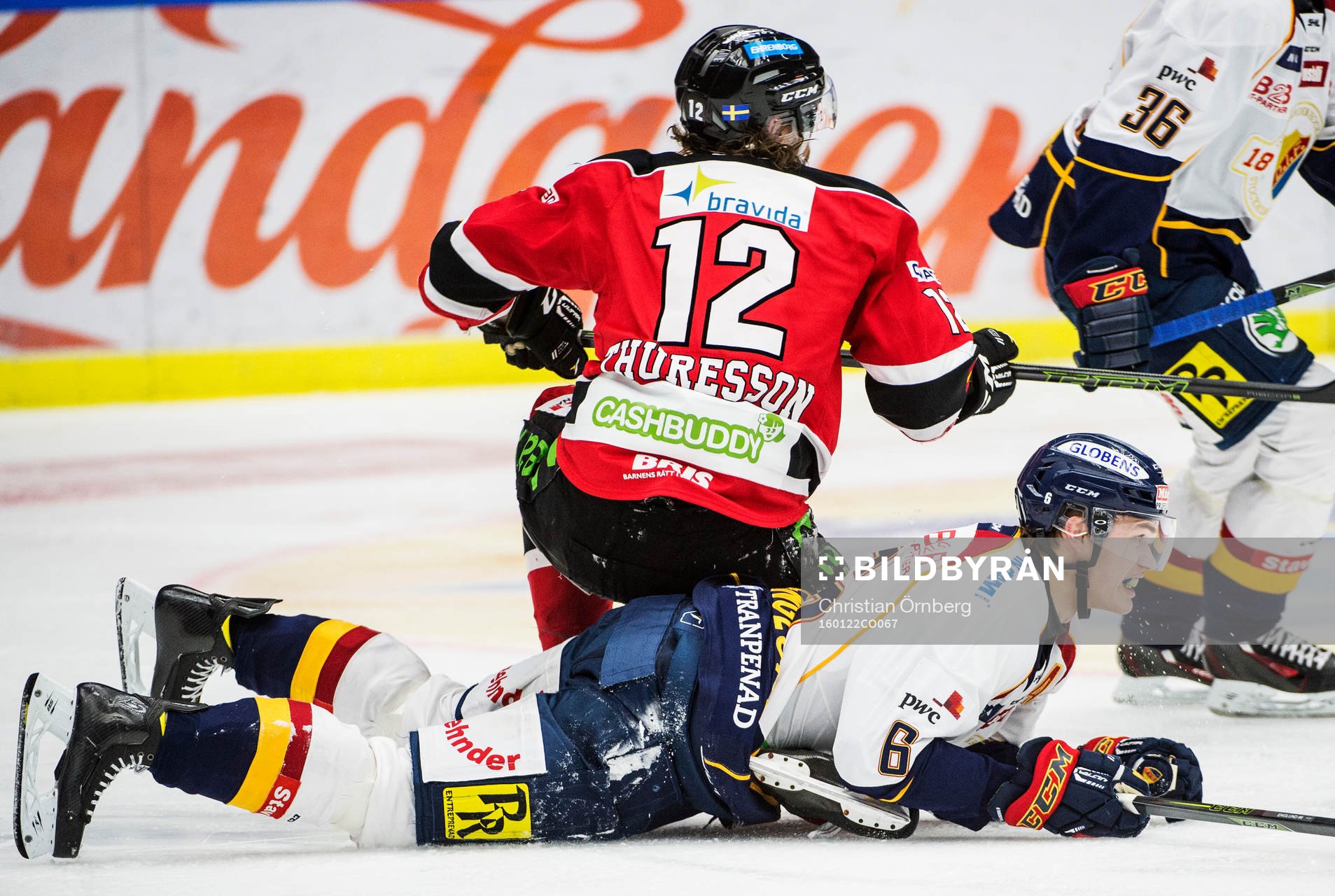 Malmö Redhawks Andreas Thuresson mot Djurgårdens Andreas