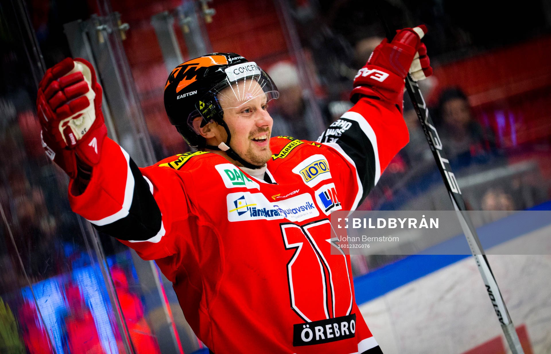 Örebros Marcus Weinstock jublar vid 2-1