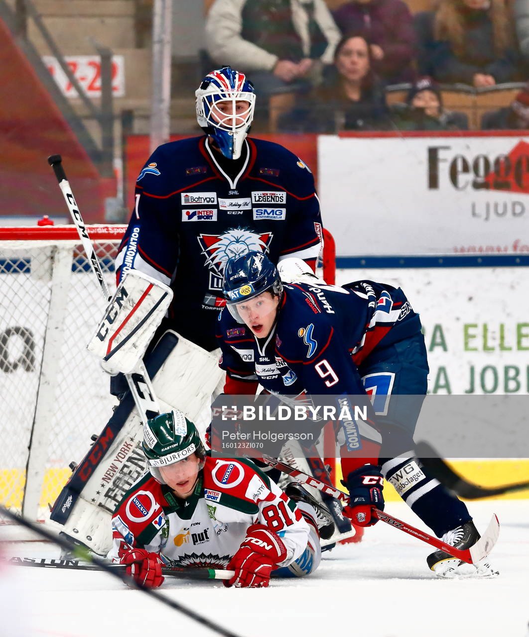 Frölundas Ryan Lasch, Linköpings Anton Karlsson, målvakt