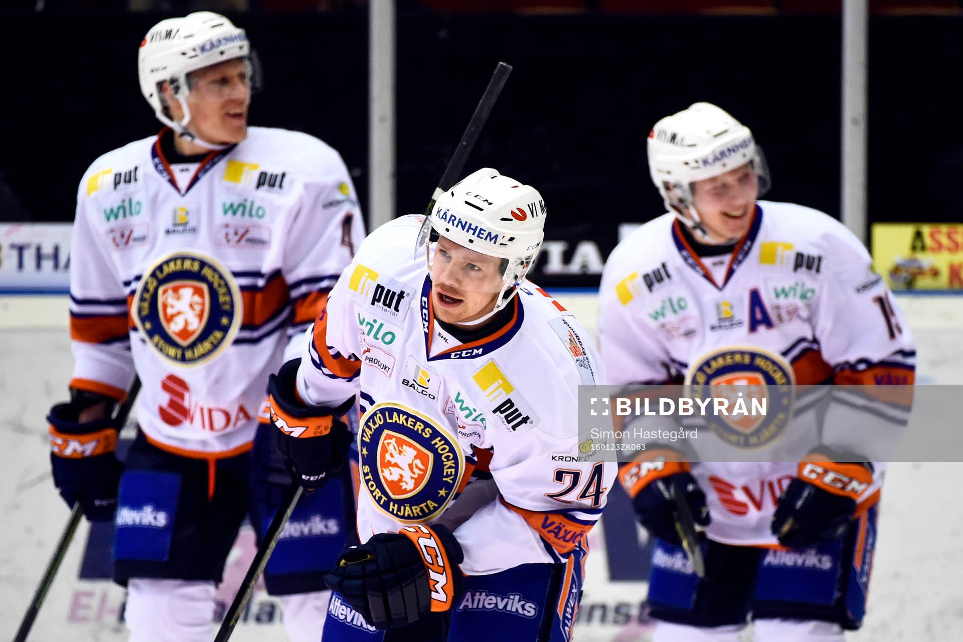 Växjös Joakim Hillding jublar