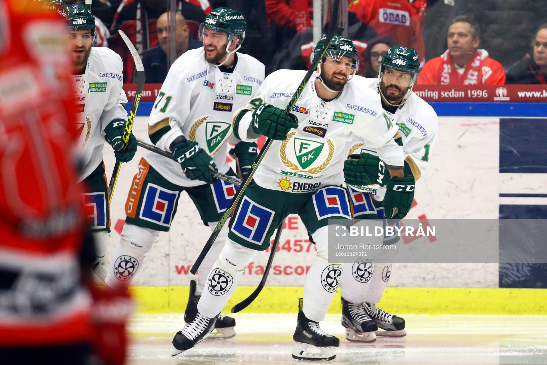 Färjestads Travis Turnbull jublar