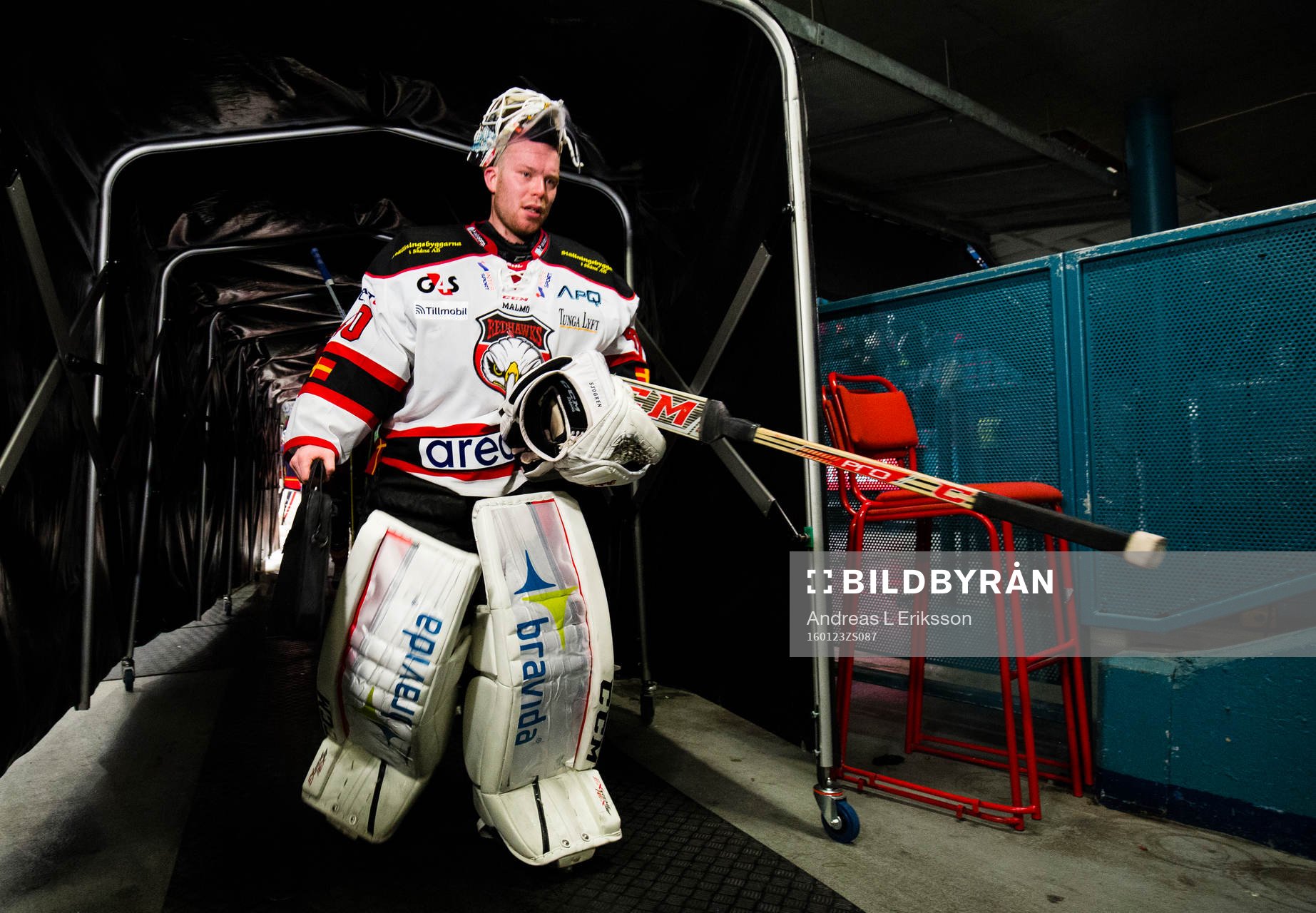 Malmö Redhawks målvakt Pontus Sjögren lämnar isen