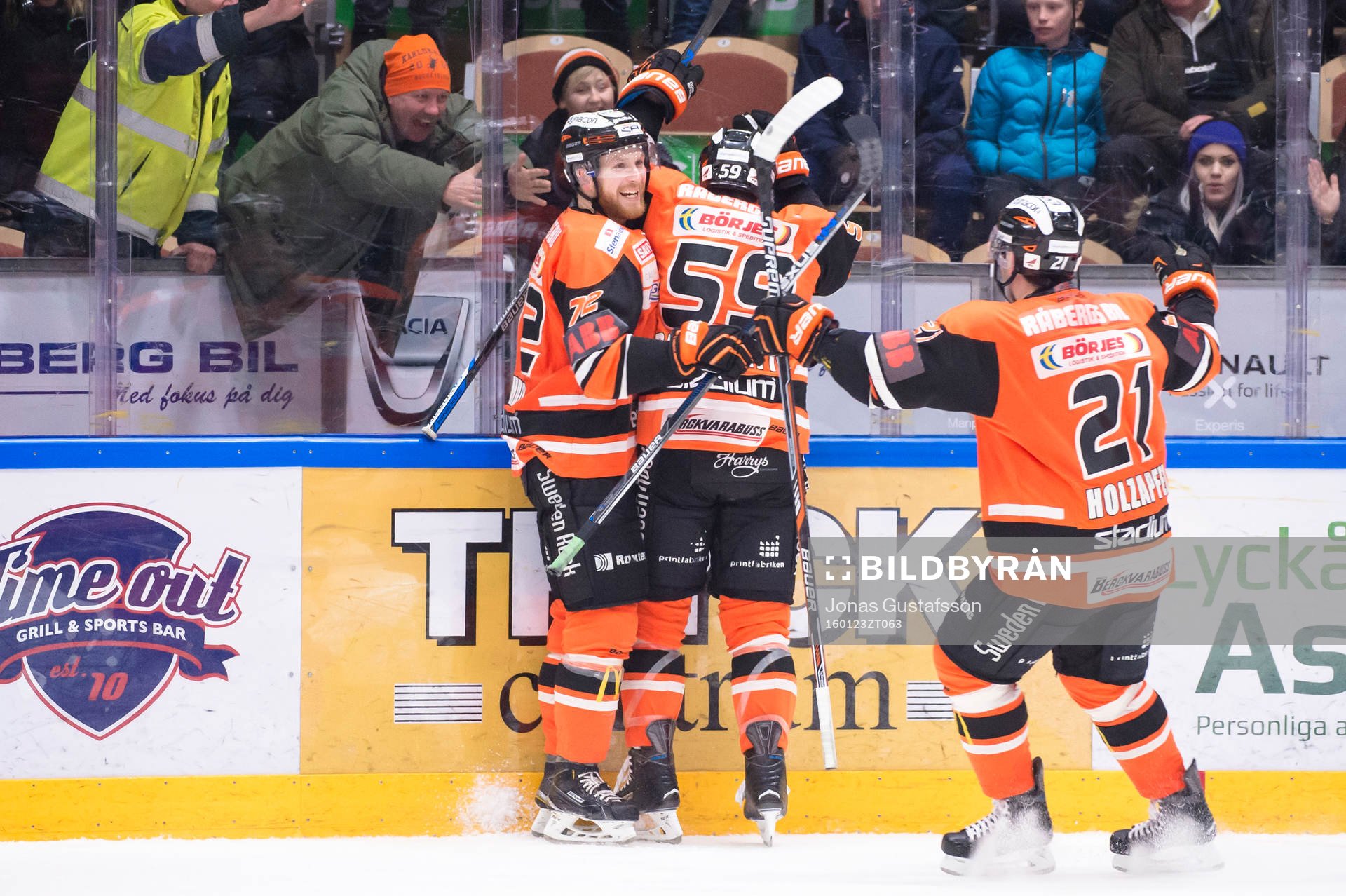 Karlskronas Julien Brouillette jublar