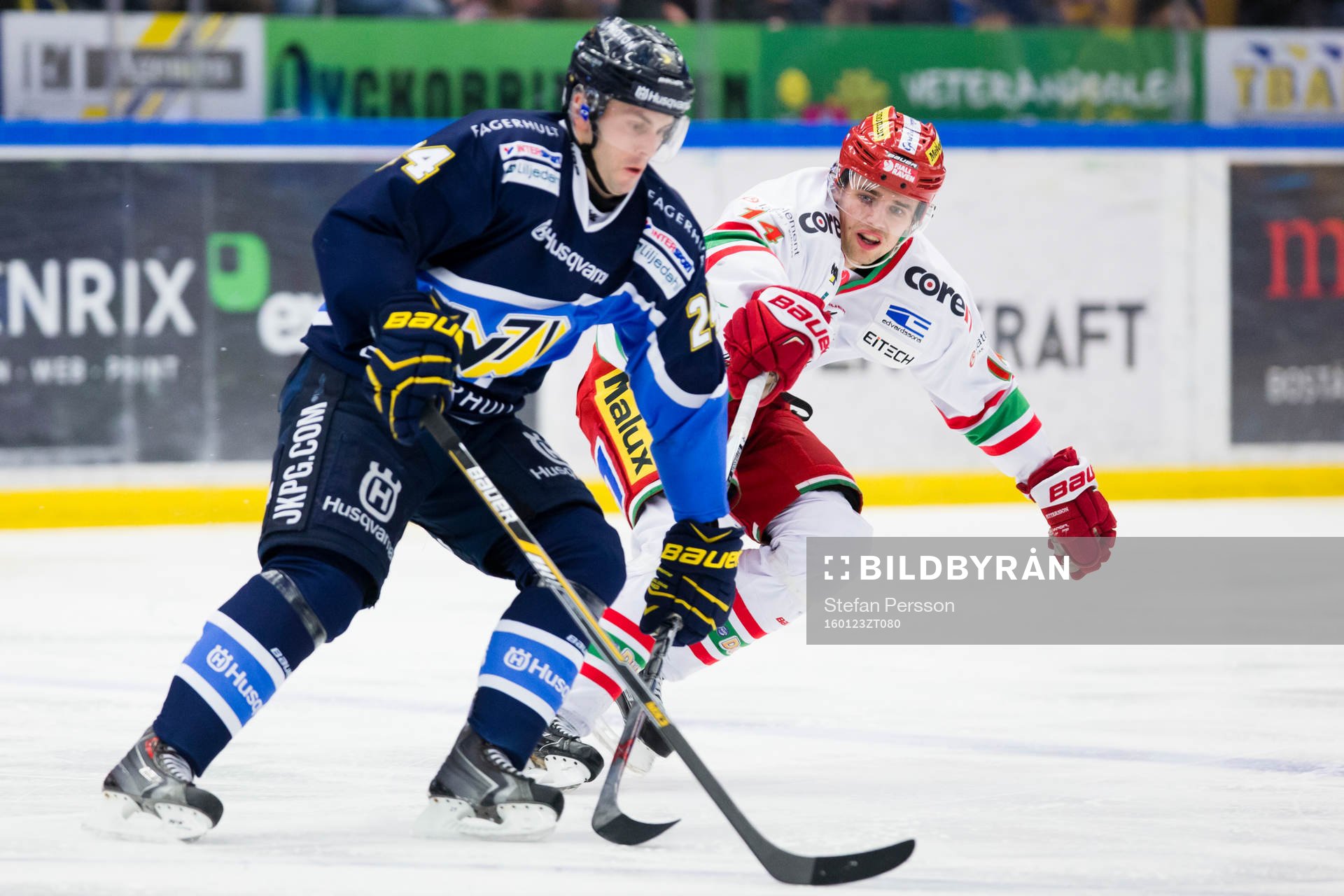 s Erik Christensen och Modos Emil Pettersson
