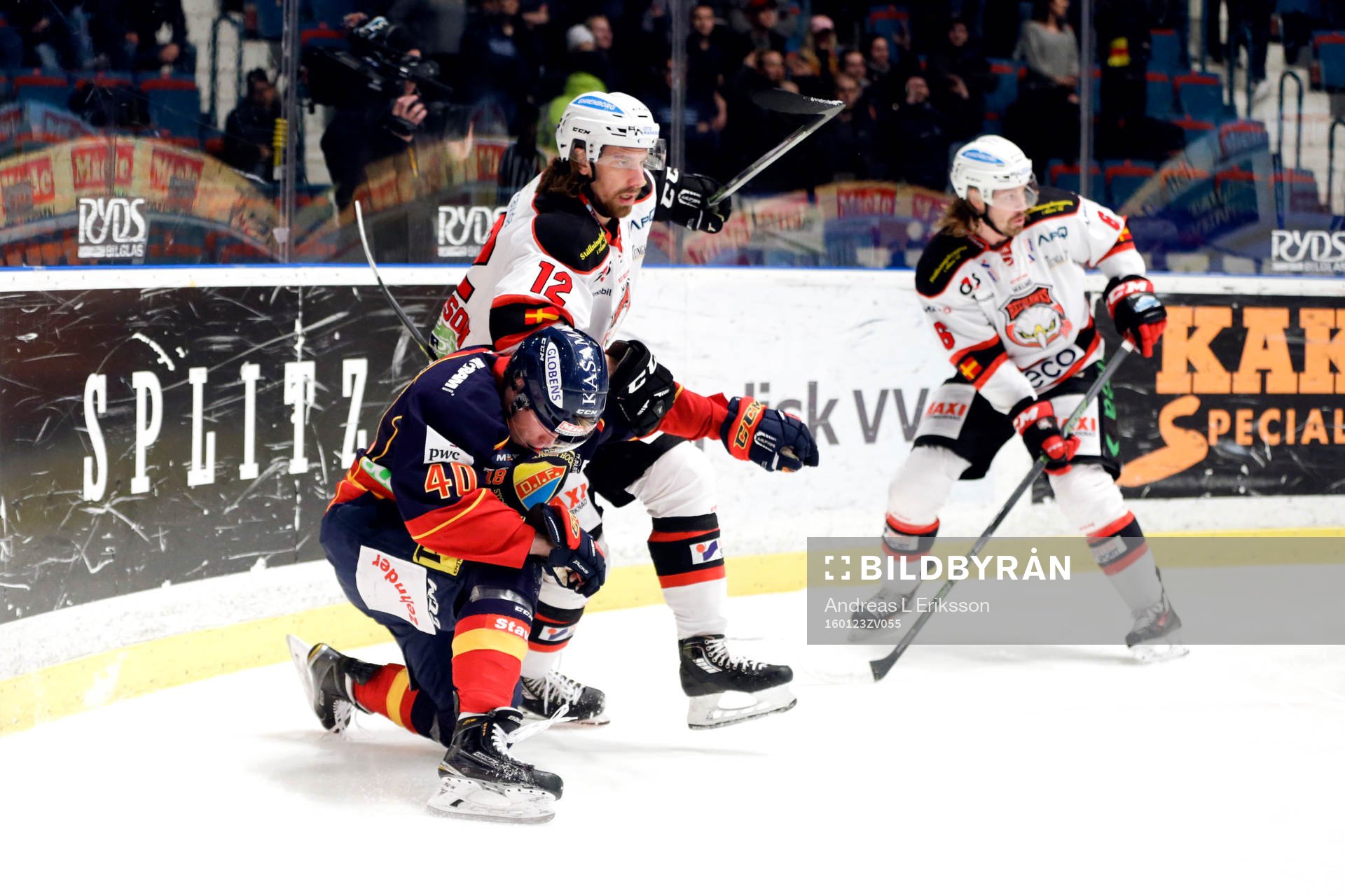 Djurgårdens Tomi Sallinen och Malmö Redhawks Andreas