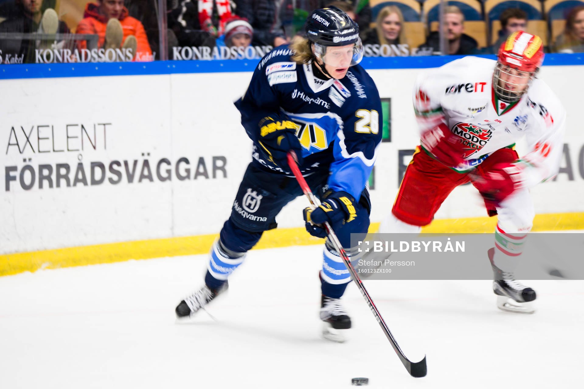 s Anton Bengtsson mot Modos Ludvig Nilsson