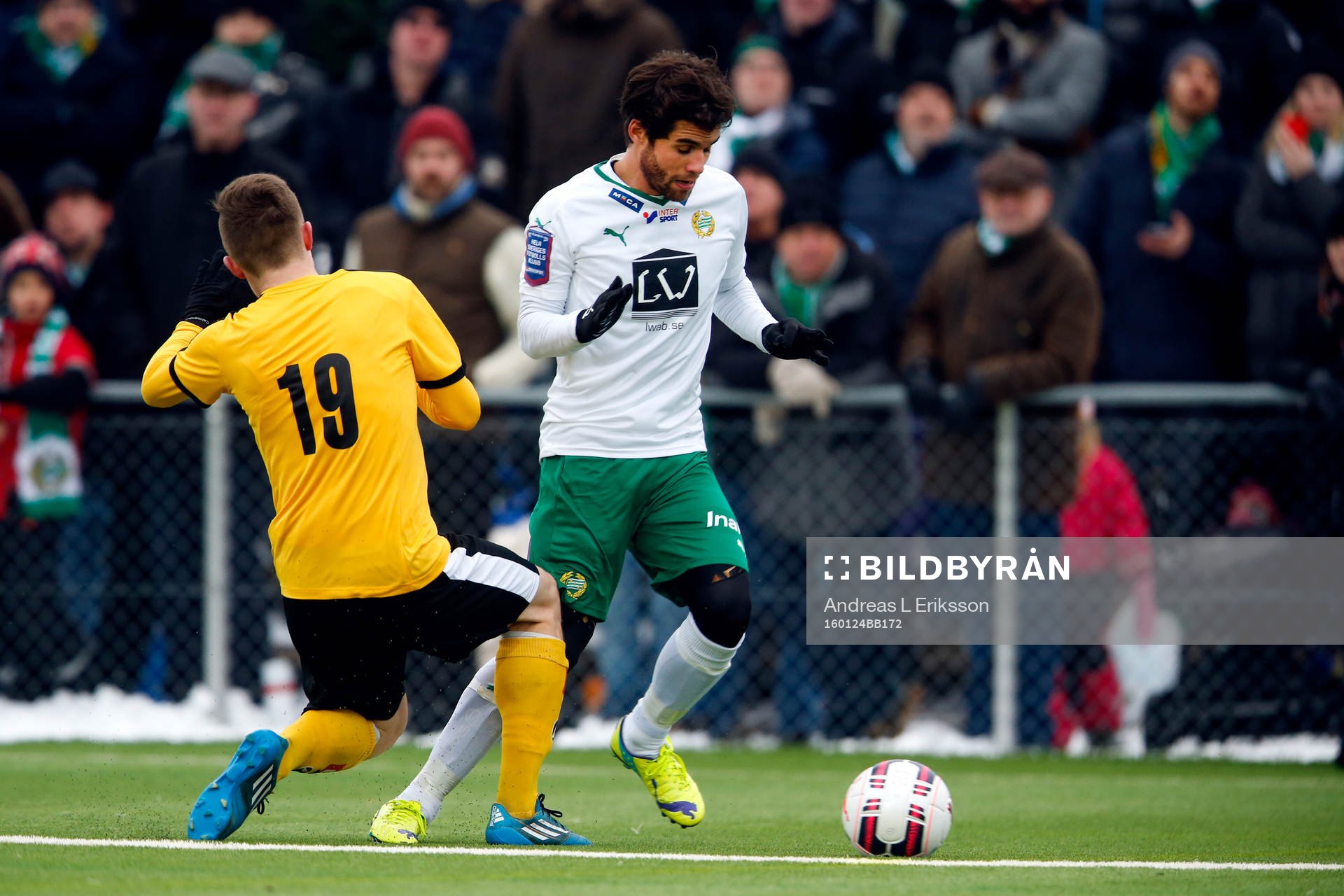 KuPS Charles Trafford och Hammarbys Lars Fuhre