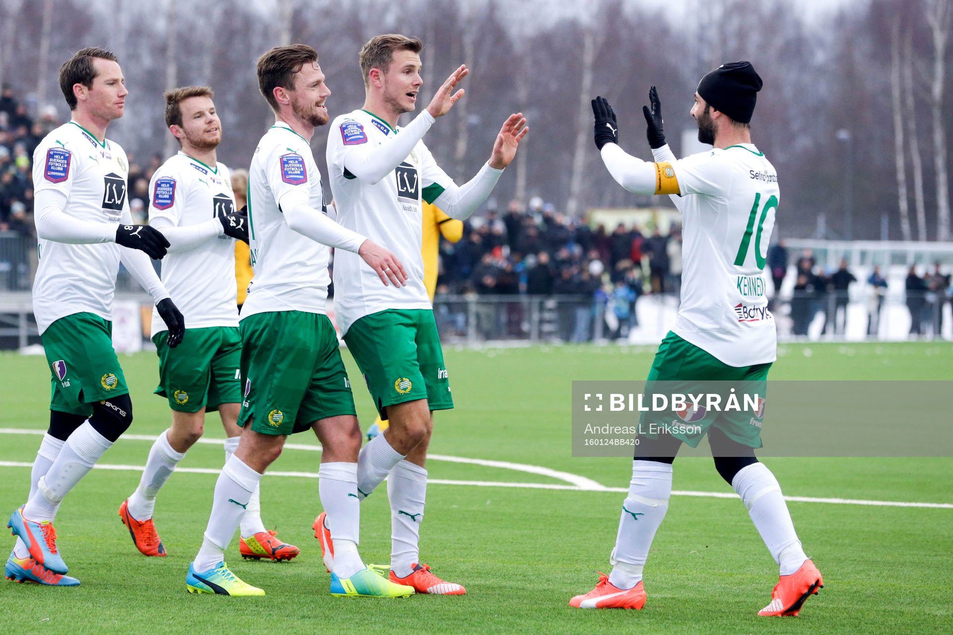 Hammarbys Johan Persson, Måns Söderqvist, Arnor Smarason,