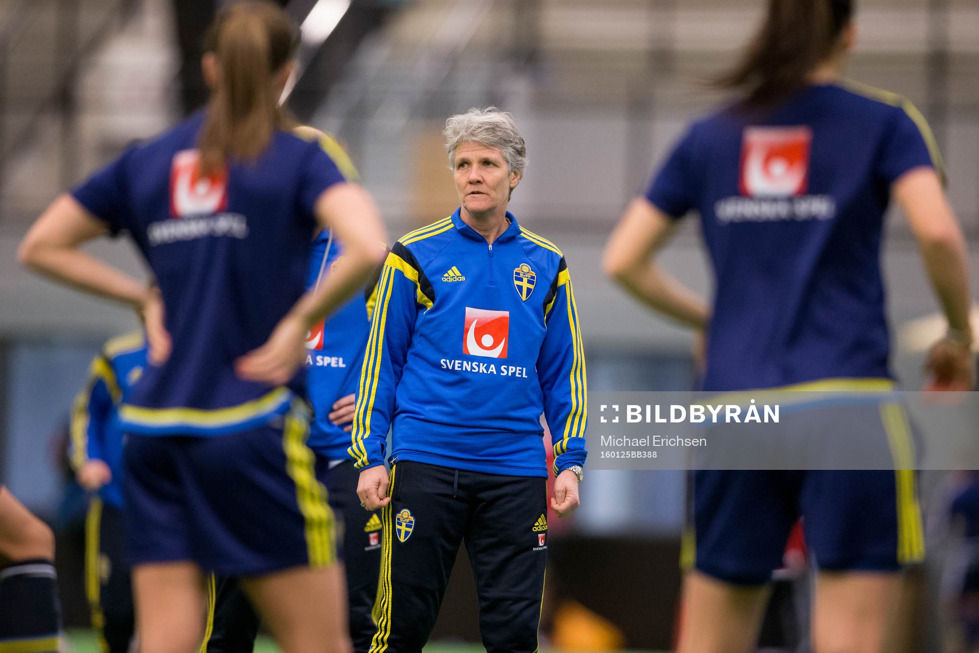 Sveriges förbundskapten Pia Sundhage