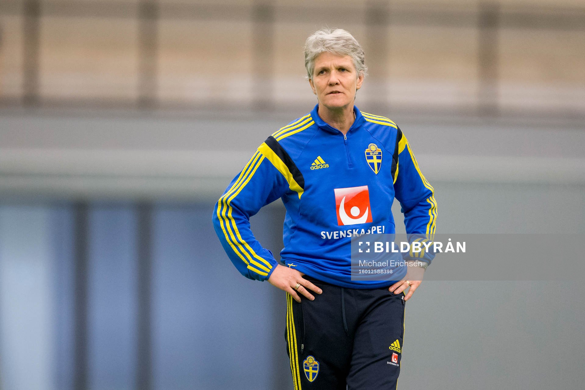 Sveriges förbundskapten Pia Sundhage
