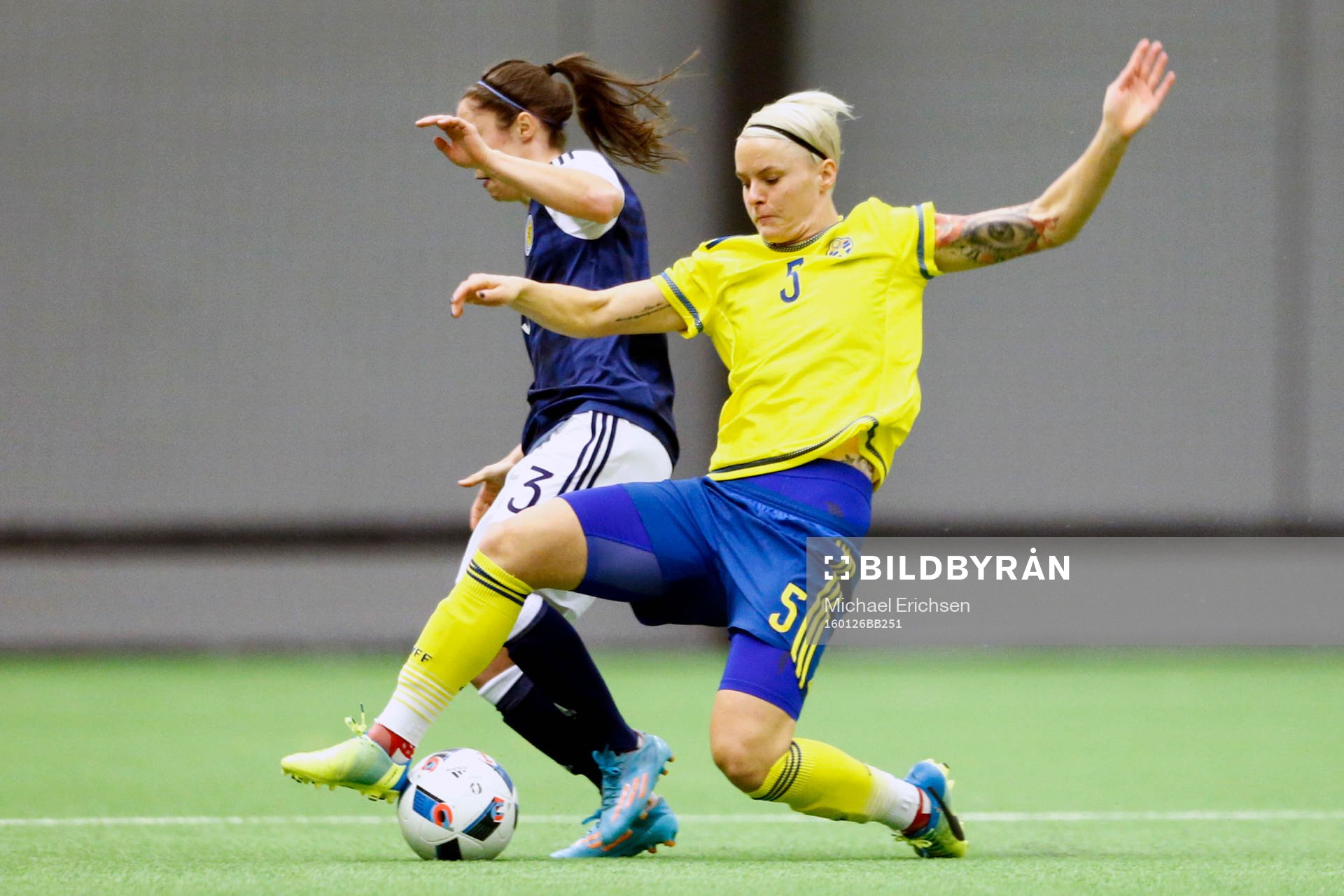 Sveriges Nilla Fischer och Skottlands Jane Ross