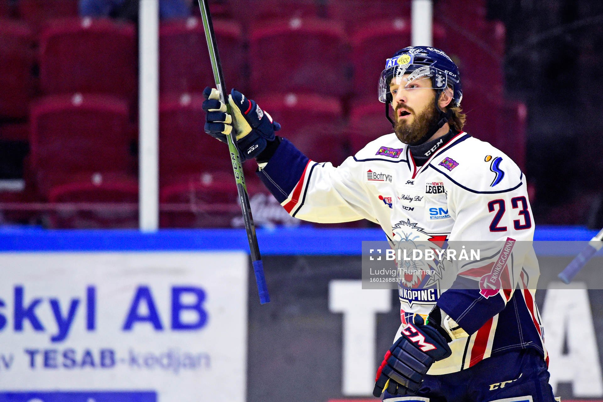 Linköpings Niklas Persson jublar