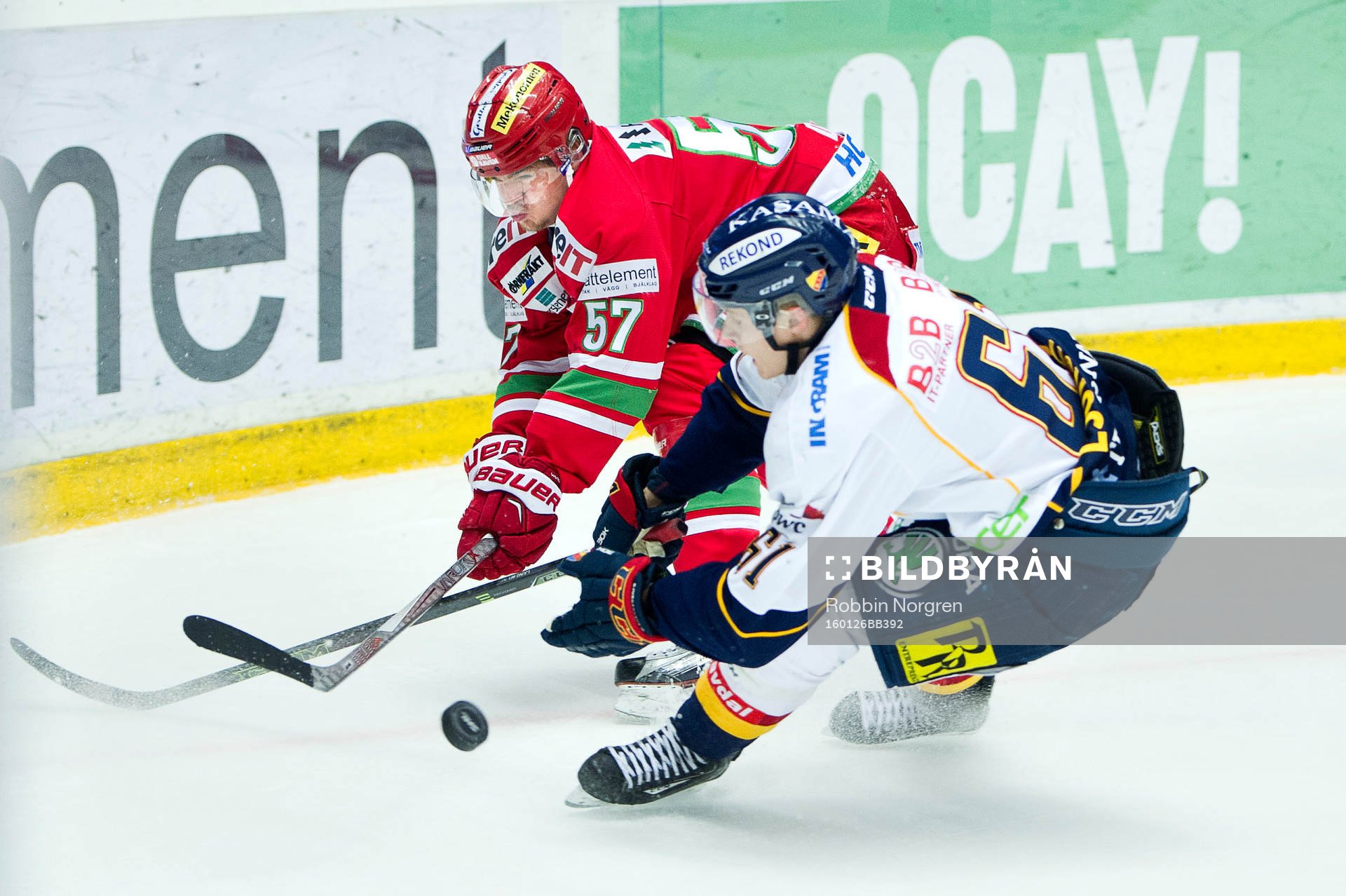 Modos Emil Djuse och Djurgårdens Markus Ljungh