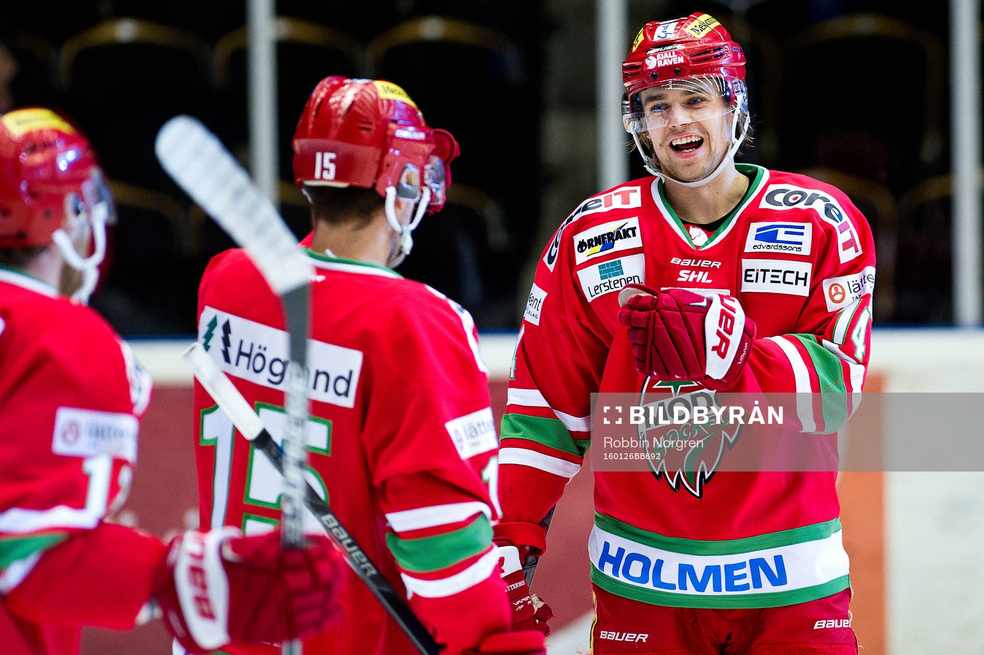 Modos Emil Pettersson jublar
