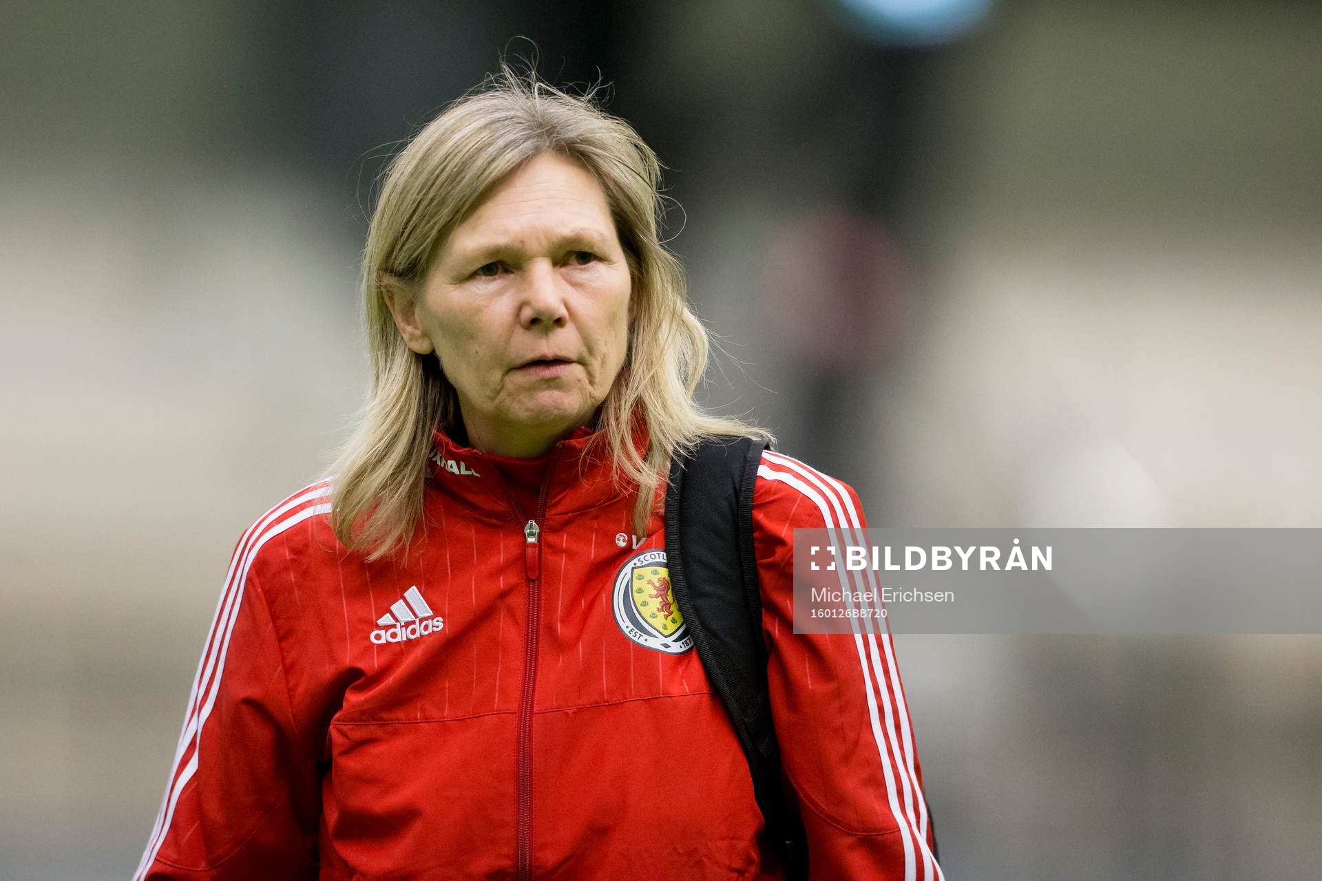 Skottlands förbundskapten Anna Signeul