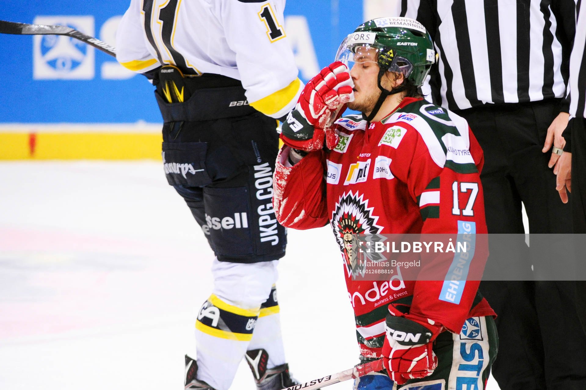 Frölundas Sebastian Stålberg deppar