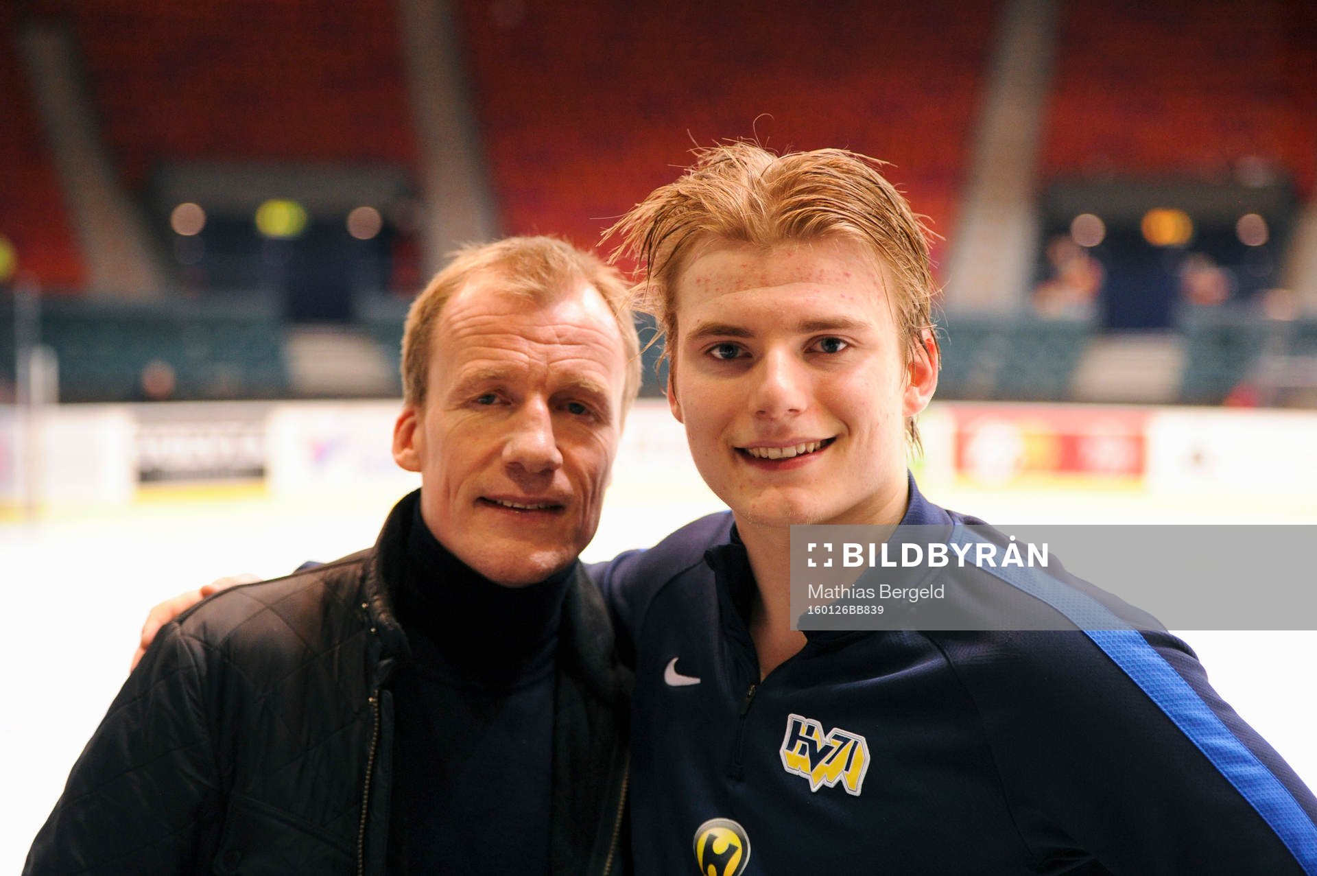 Niklas Andersson och sonen Lias Andersson