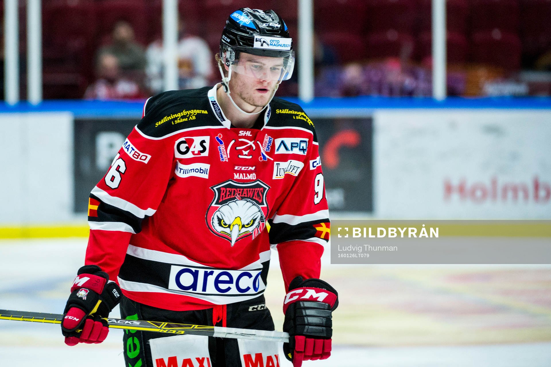 Malmö Redhawks Kim Rosdahl deppar