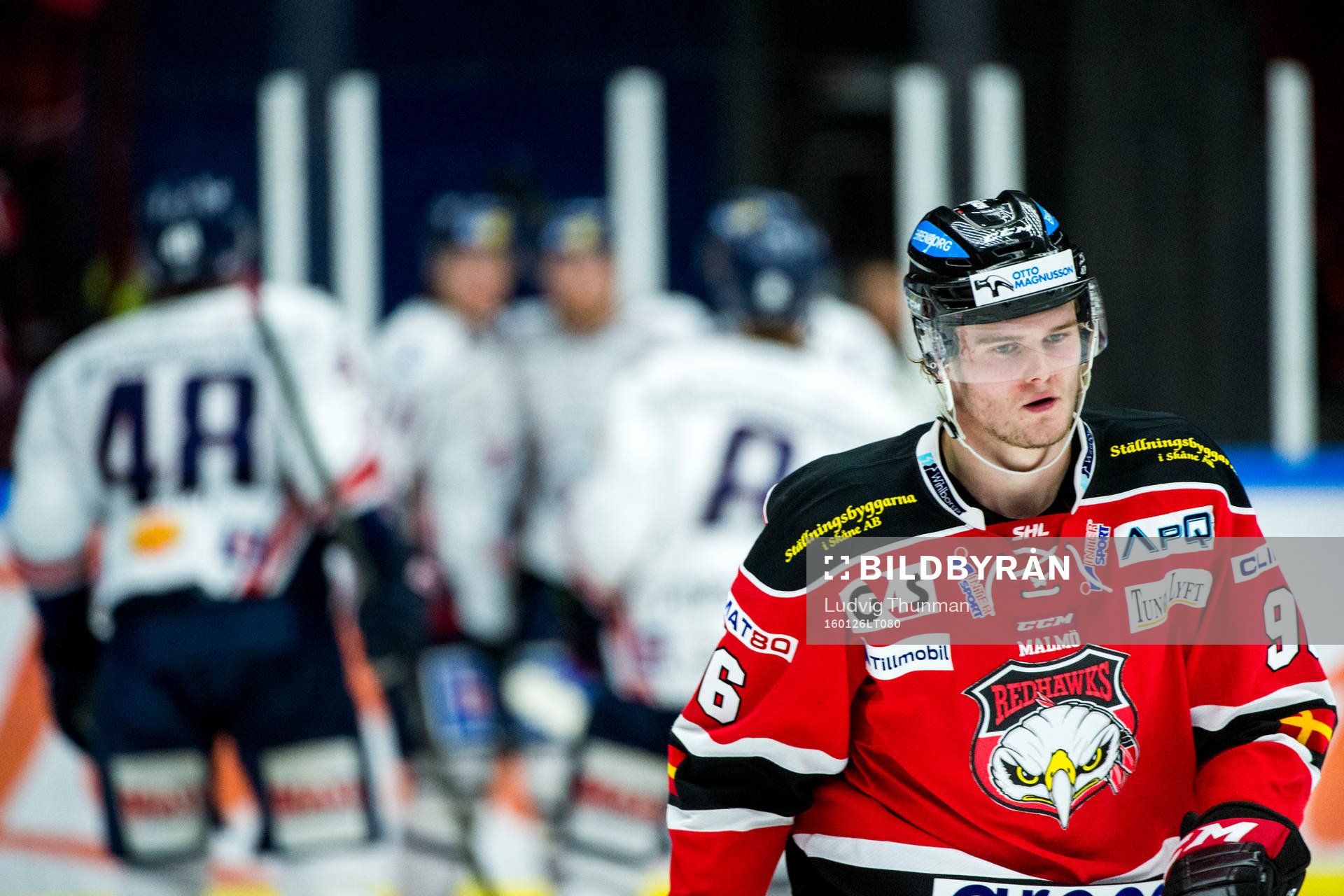 Malmö Redhawks Kim Rosdahl deppar