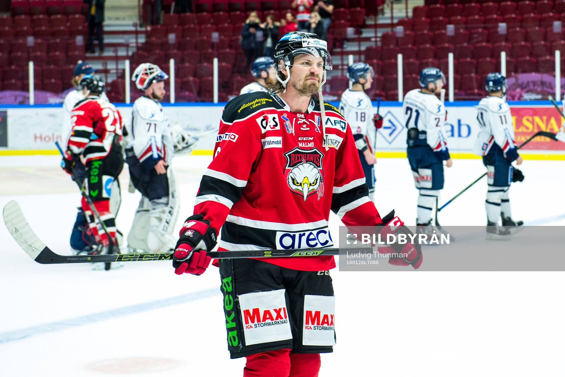 Malmö Redhawks Stefan Warg deppar