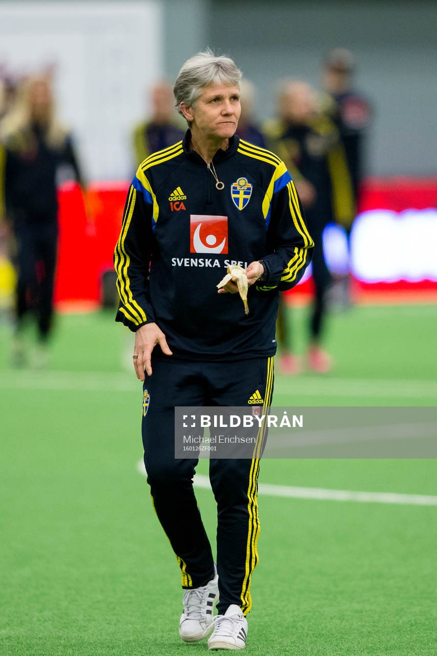 Sveriges förbundskapten Pia Sundhage