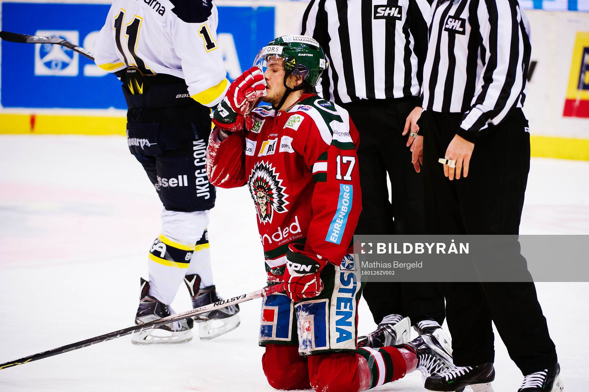 Frölundas Sebastian Stålberg deppar