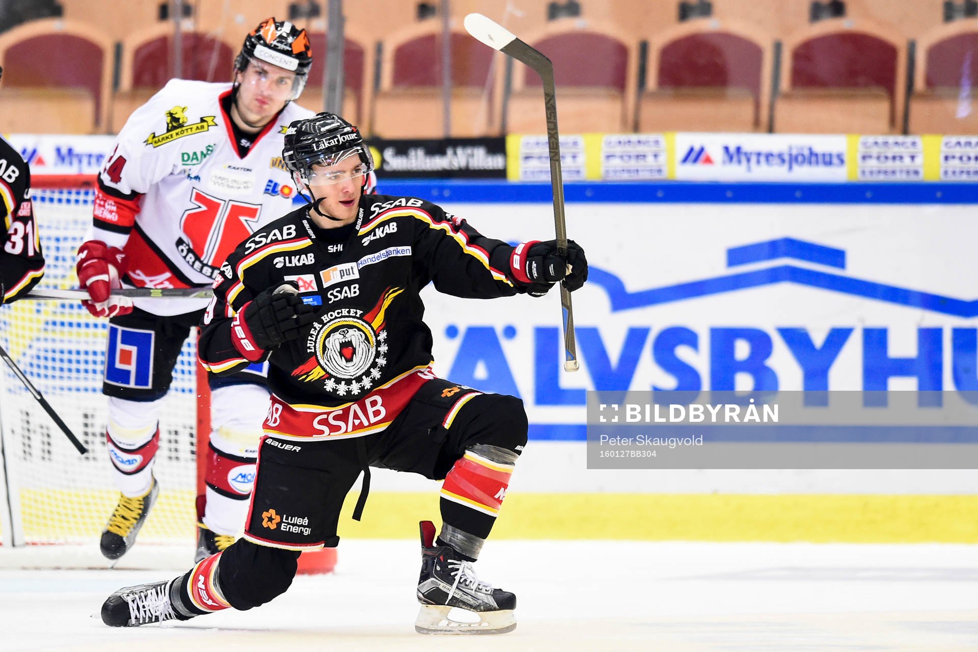 Luleås Johan Forsberg jublar