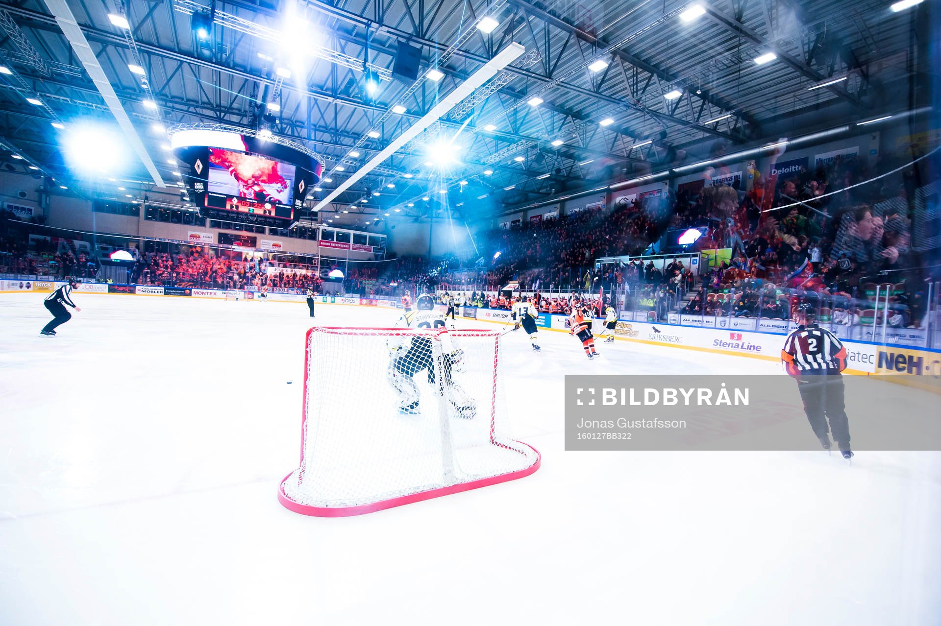 Karlskronas Alexander Bergström har gjort 2-1