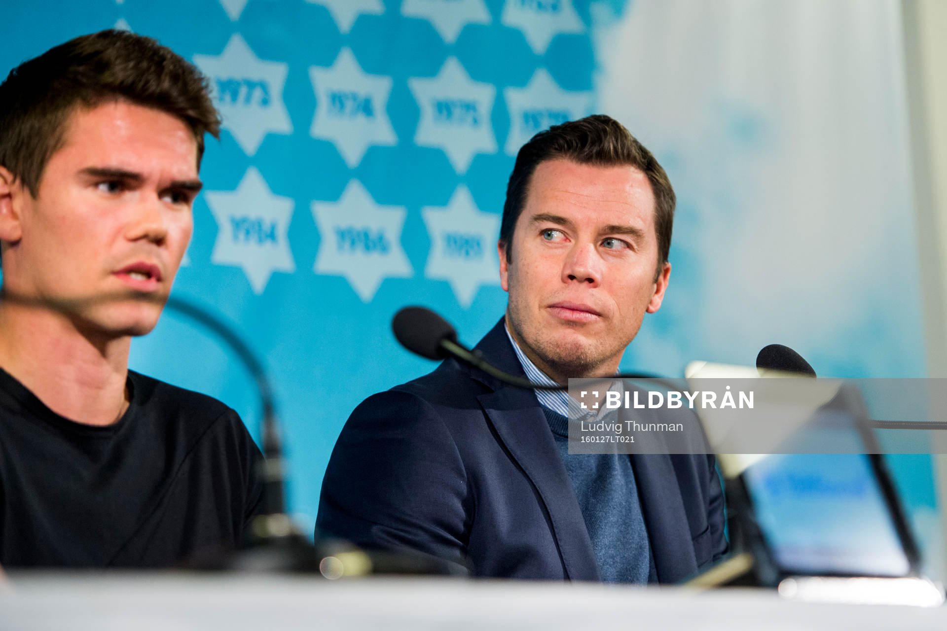 Vidar Örn Kjartansson och sportchef Daniel Andersson