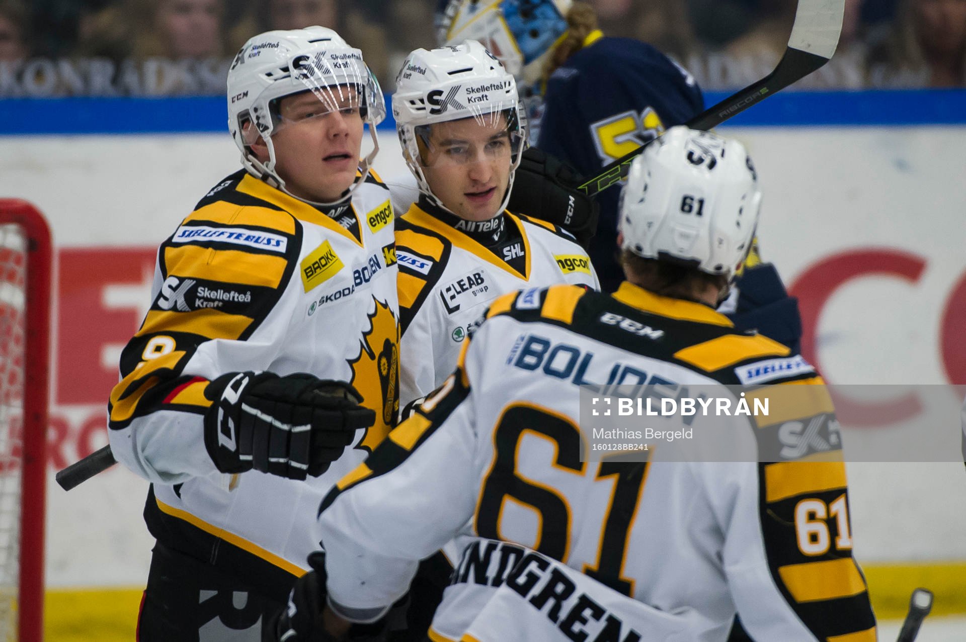 Skellefteås Patrik Zackrisson och Fredrik Lindgren jublar