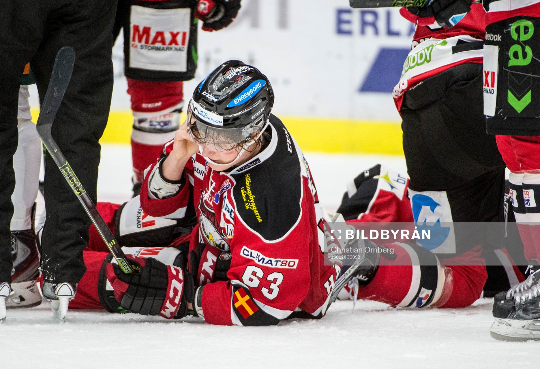 Malmö Redhawks Fredrik Händemark på isen