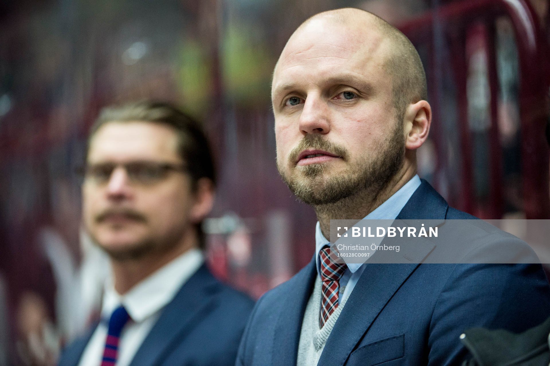 Malmö Redhawks tränare Björn Hellkvist och assisterande