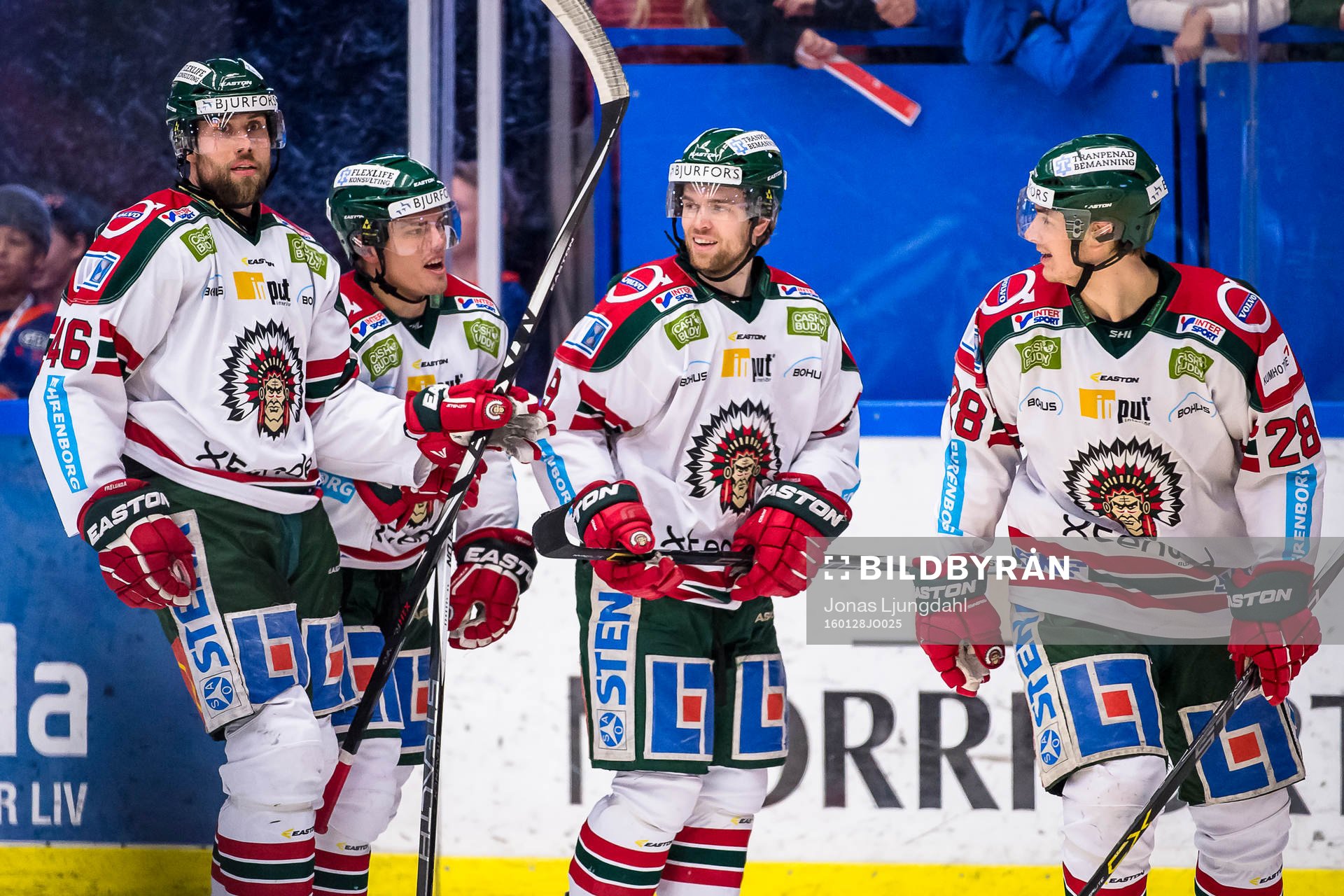 Frölundas Christoffer Persson, Andreas Johnson, Spencer