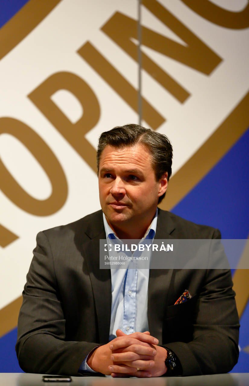Nya Idrottsparken Norrköpings ordförande Peter Hunt