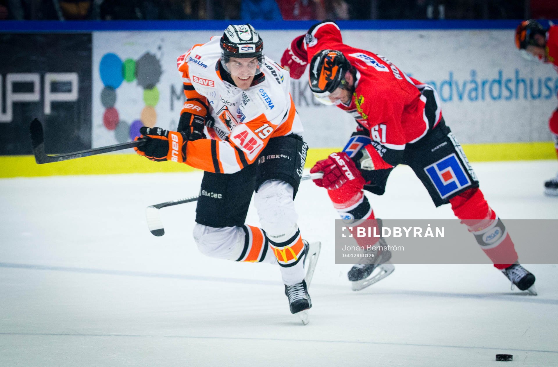 Karlskronas Kristoffer Söder och Örebros Justin Hodgman