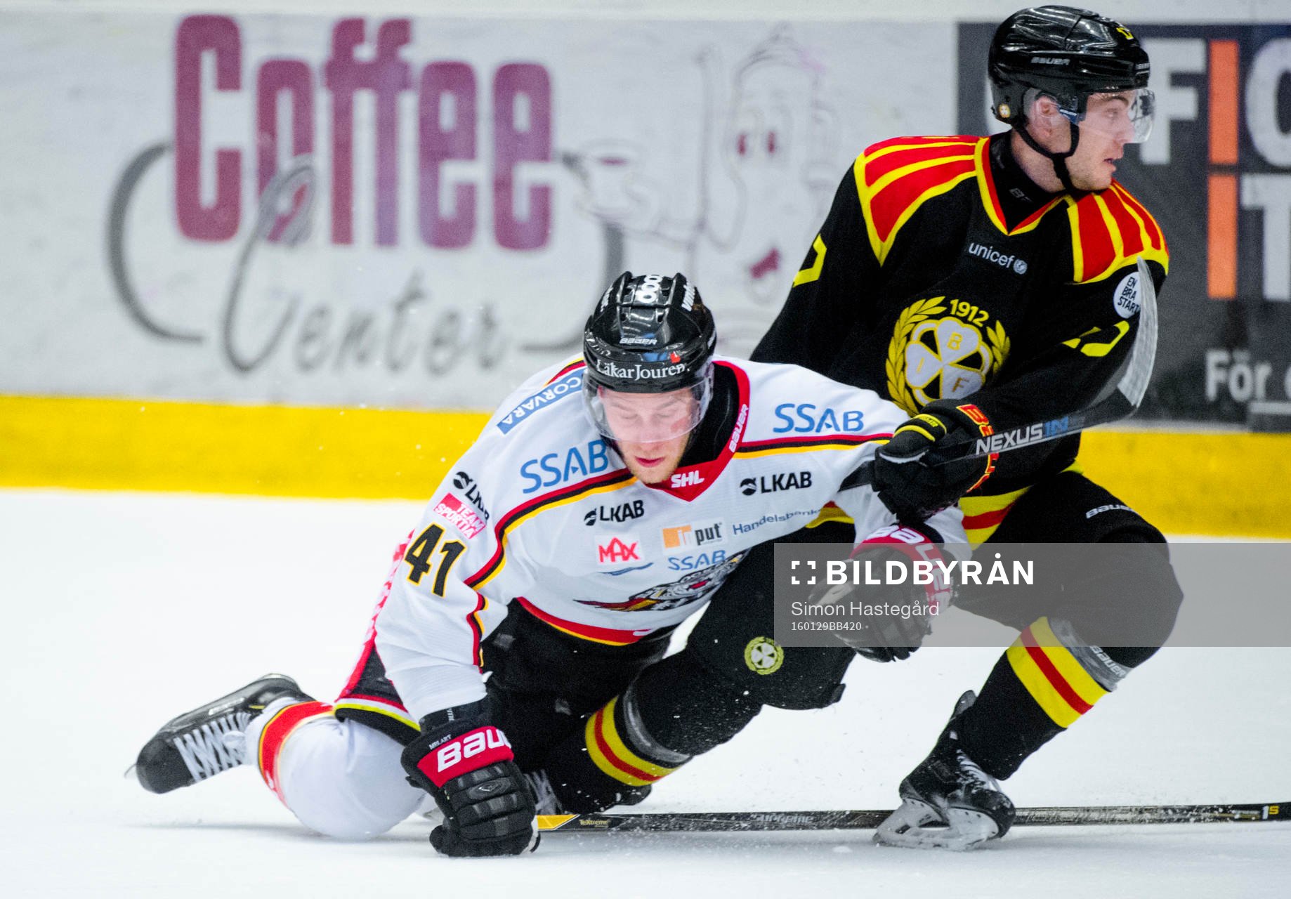 Luleås Ilari Melart och Brynäs Pathrik Westerholm