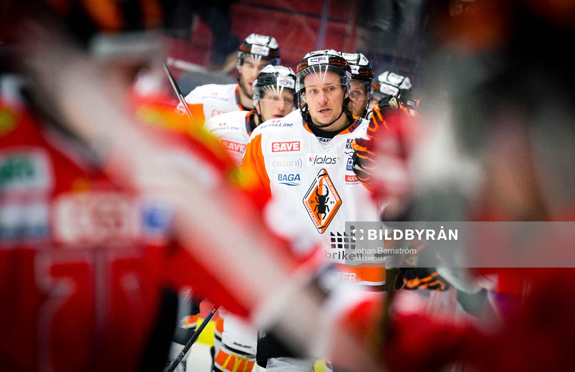Karlskronas Jesper Olofsson jublar