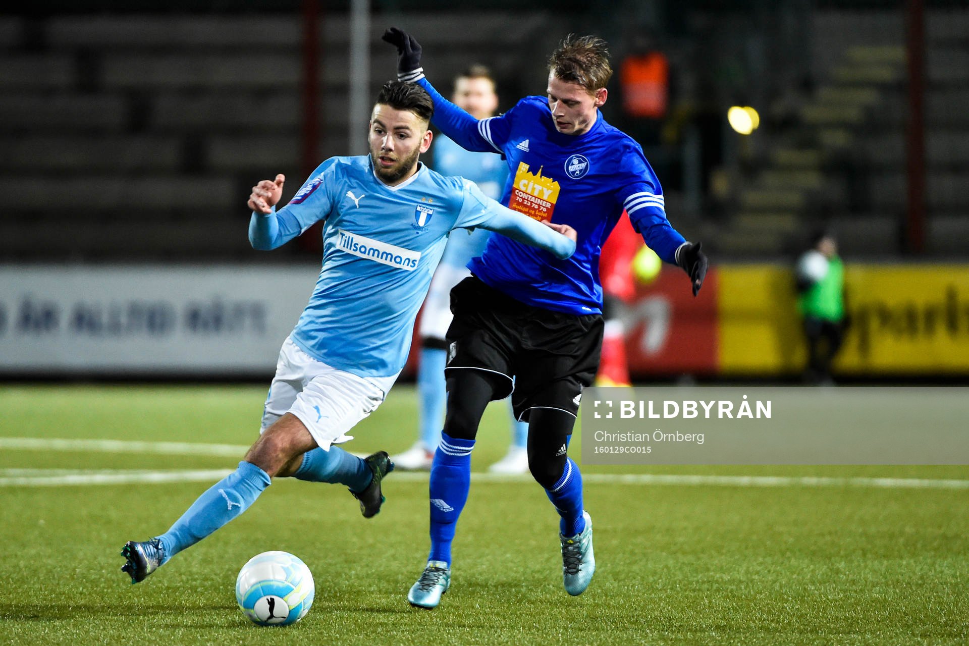 Malmös Erdal Rakip och Fremad Amagers Mike Mortensen