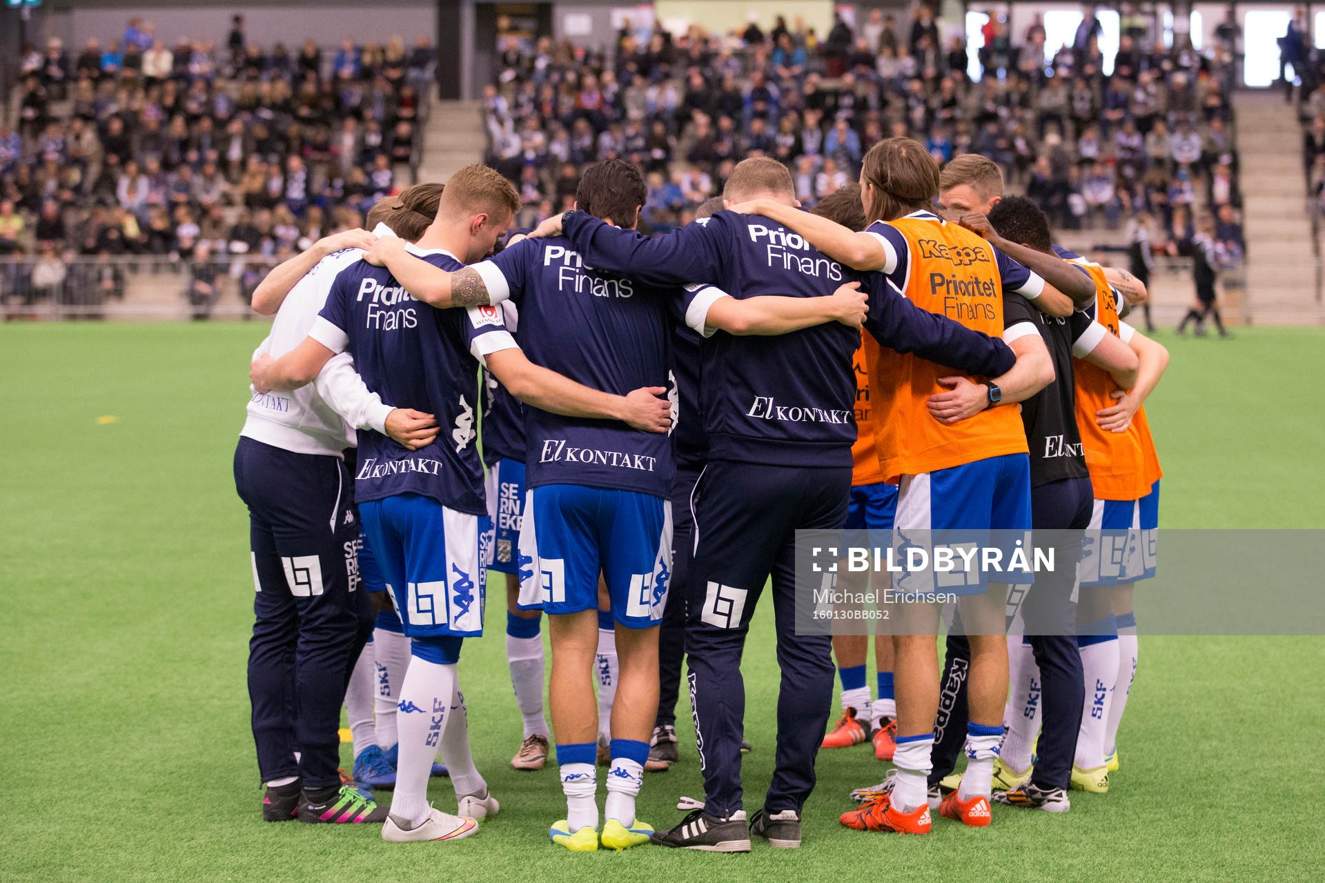 IFK Göteborg samlade innan en träningsmatch i fotboll