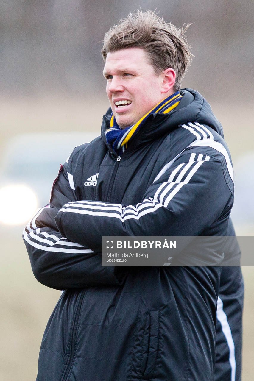 Ängelholms tränare Christian Järdler