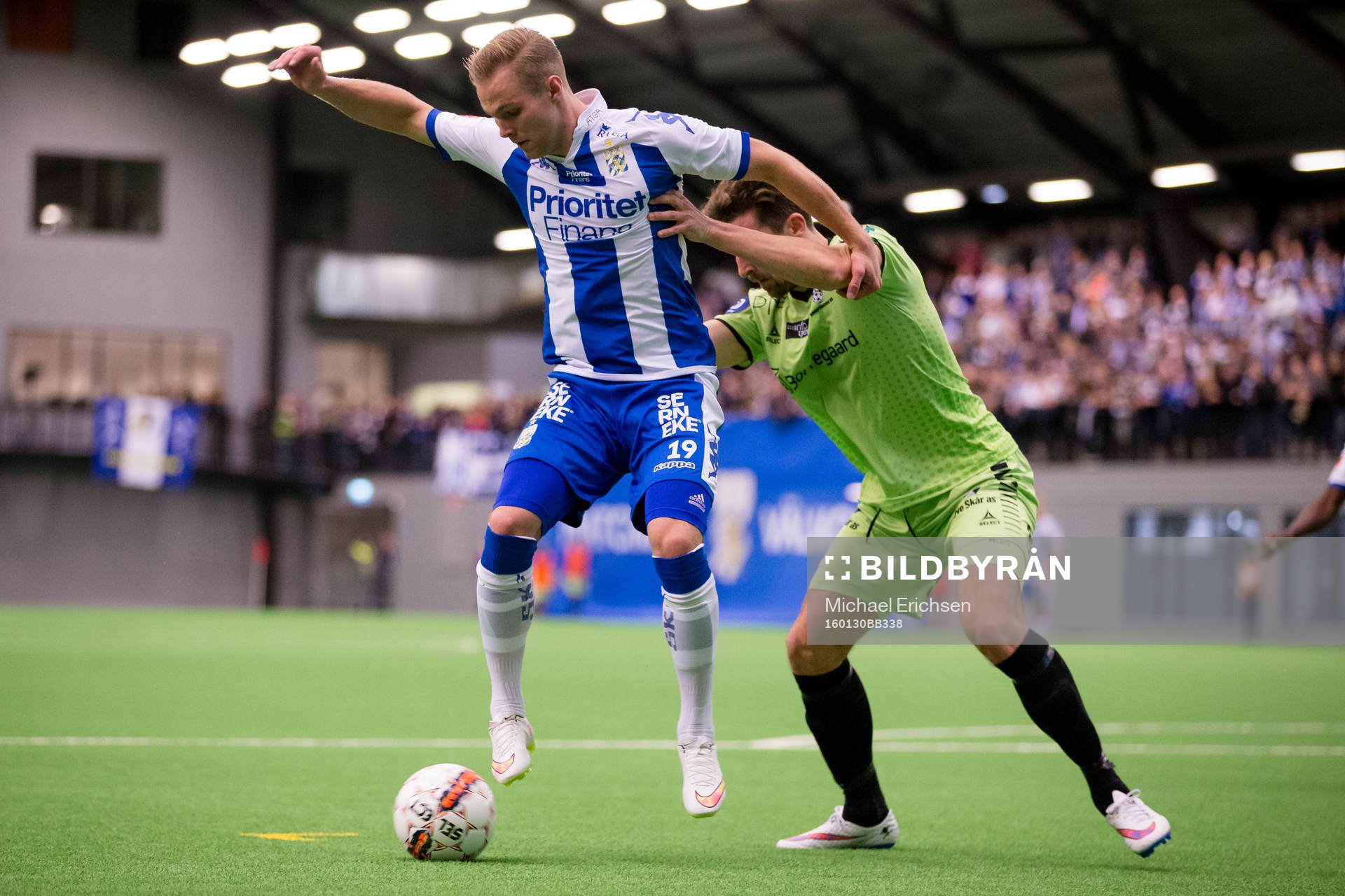 IFK Göteborgs Gustav Engvall mot Sarpsborgs Anders Östli