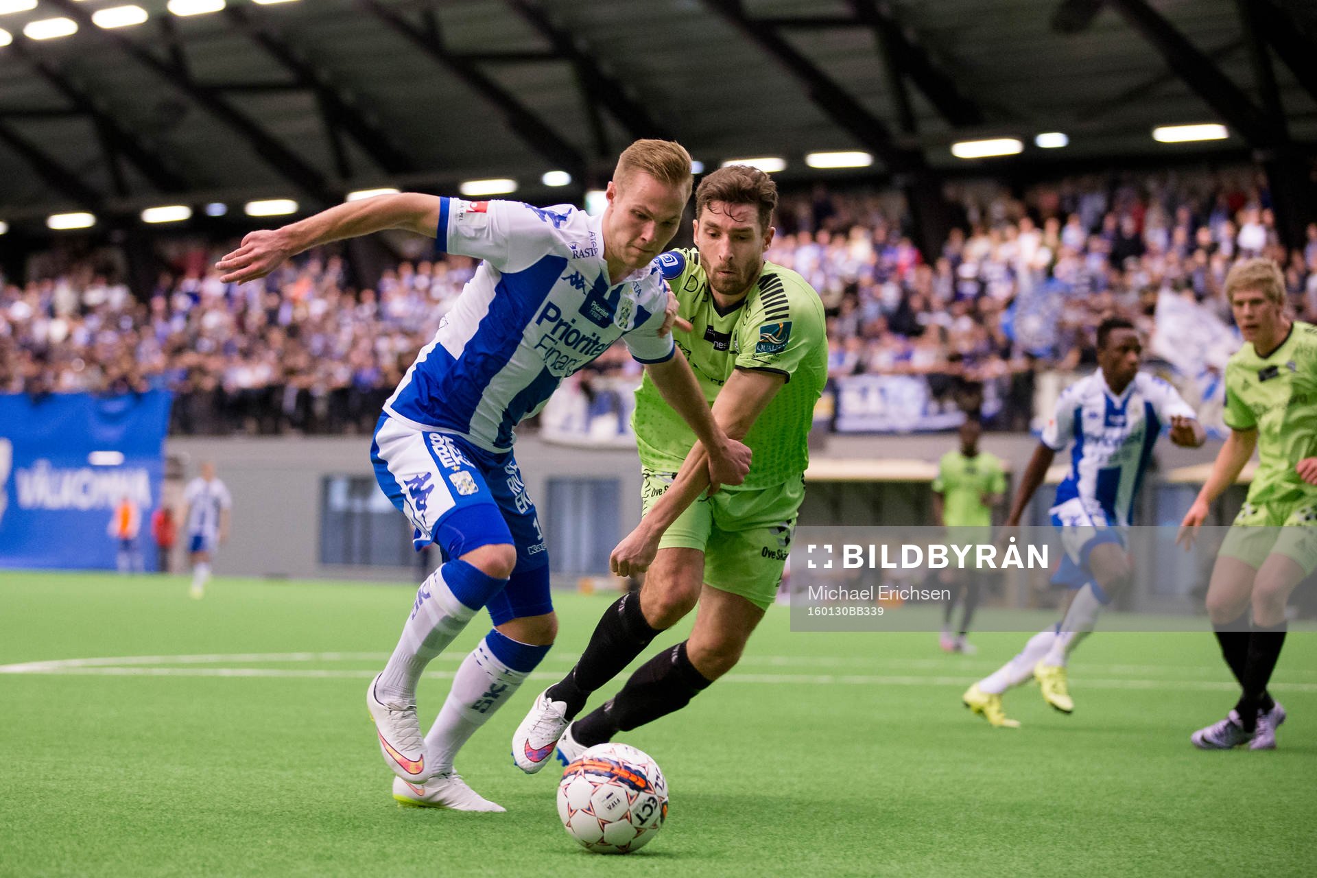 IFK Göteborgs Gustav Engvall mot Sarpsborgs Anders Östli